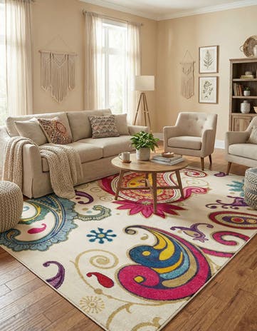 9' x 12' 2 Washable Hyacinth Rug