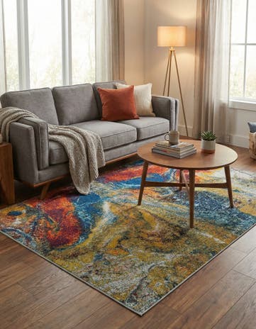 4' x 6' Washable Haerfest Rug