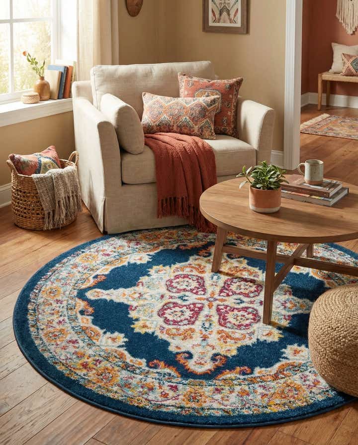 5' x 5' Parker Round Rug