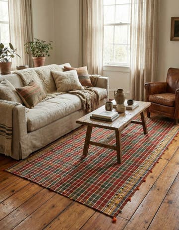 5' 1 x 6' 8 Jajim Wool Rug