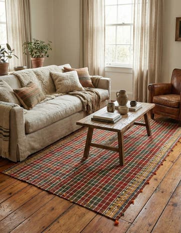 5' 1 x 6' 8 Jajim Wool Rug