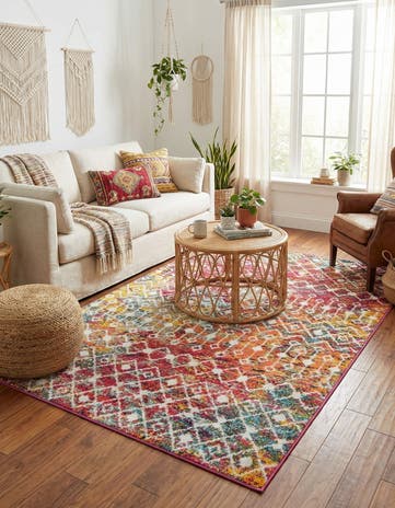 4' x 6' Moroccan Trellis Rug