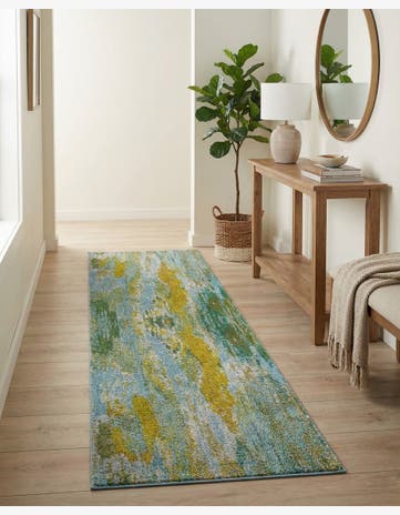 2' 7 x 10' Washable Sevilla Runner Rug