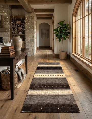 2' 11 x 6' 6 Hand Knotted Kashkuli Persian Runner Rug