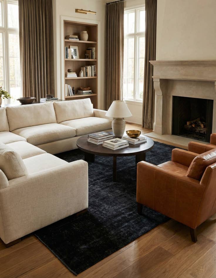 Detail image of  7' 6 x 10' 6  Hand Knotted Ultra Vintage Persian Wool Rug