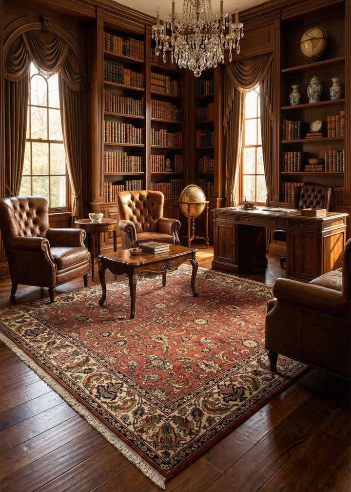 7' 7 x 7' 7 Tabriz Square Rug