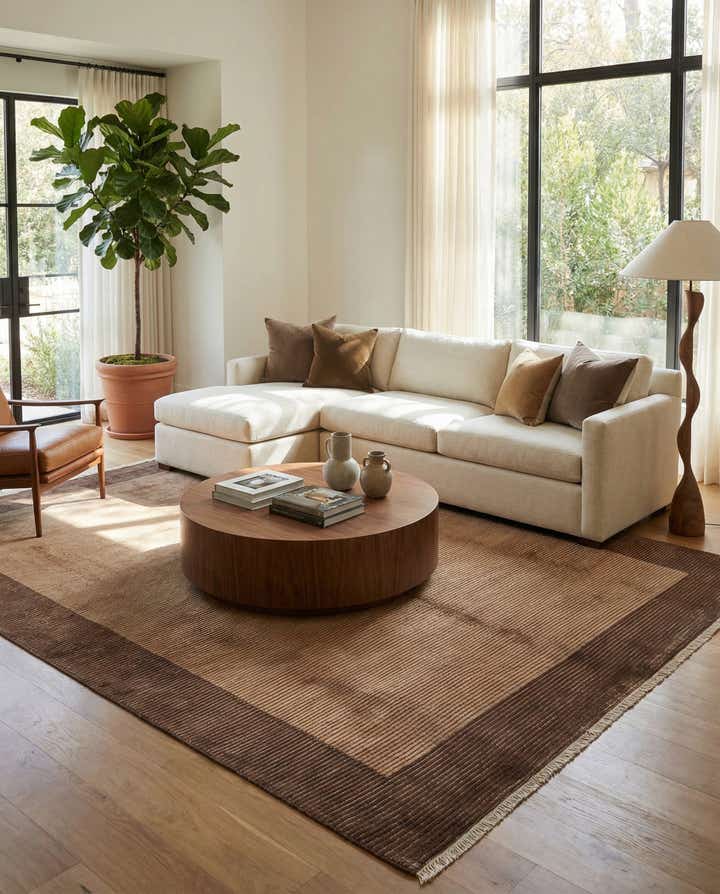 8' x 11' 8 Hand Knotted Darya Wool Rug