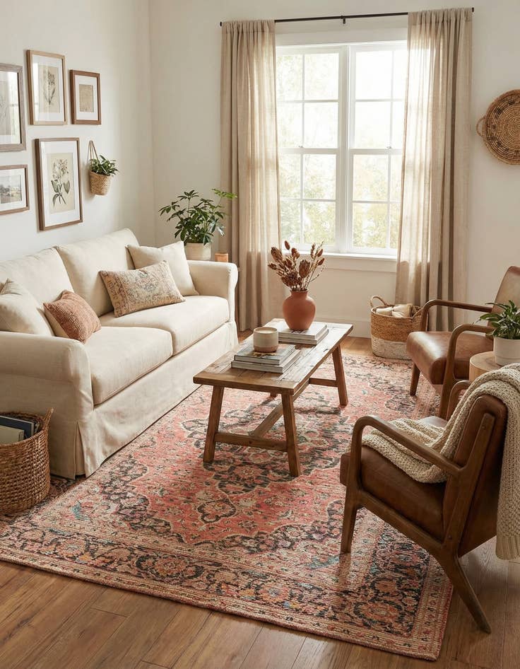 Detail image of 7' 10 x 10' Chenille Jute Rug