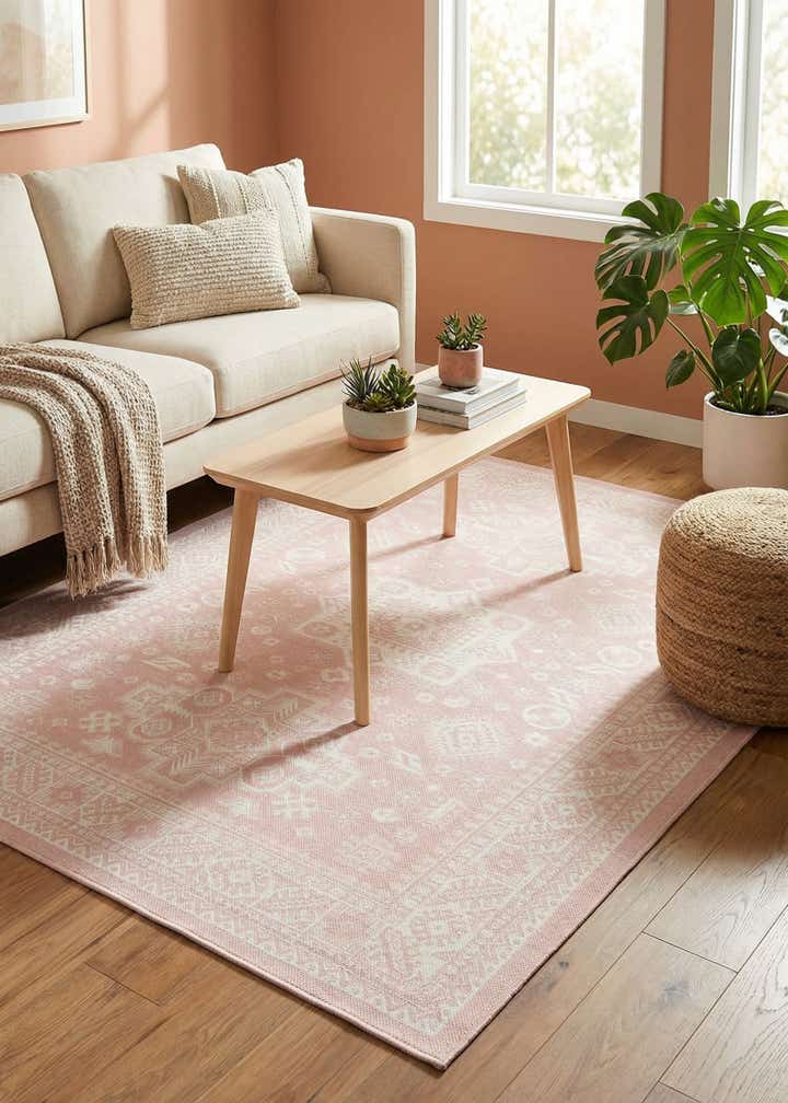 7' x 10' Easy-Clean Aztec Indoor / Outdoor Rug