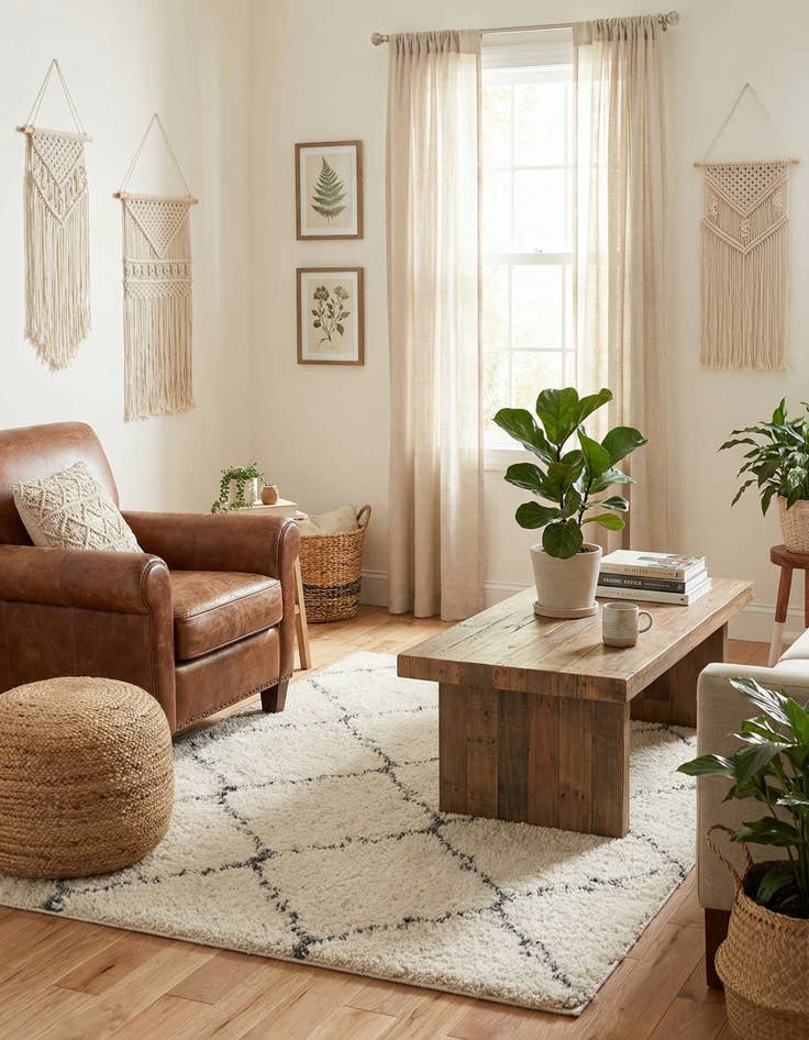 Detail image of 4' x 6' Marrakesh Shag Rug