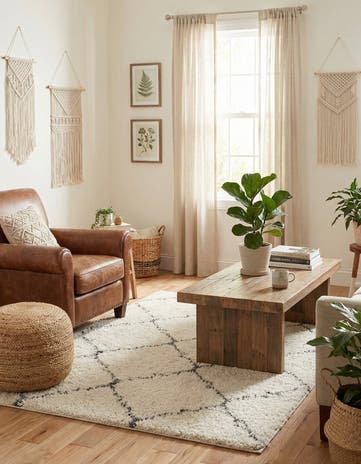 4' x 6' Moroccan Shag Rug