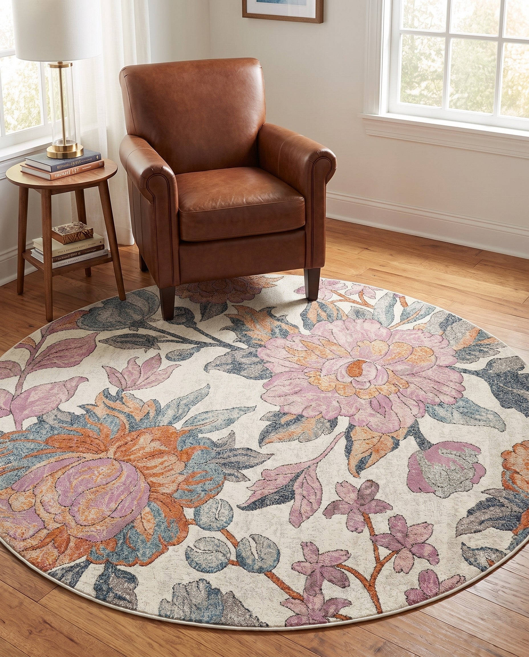 6' x 6' Blossom Round Rug