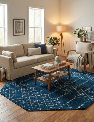 7' 10 x 7' 10 Paxon Trellis Octagon Rug