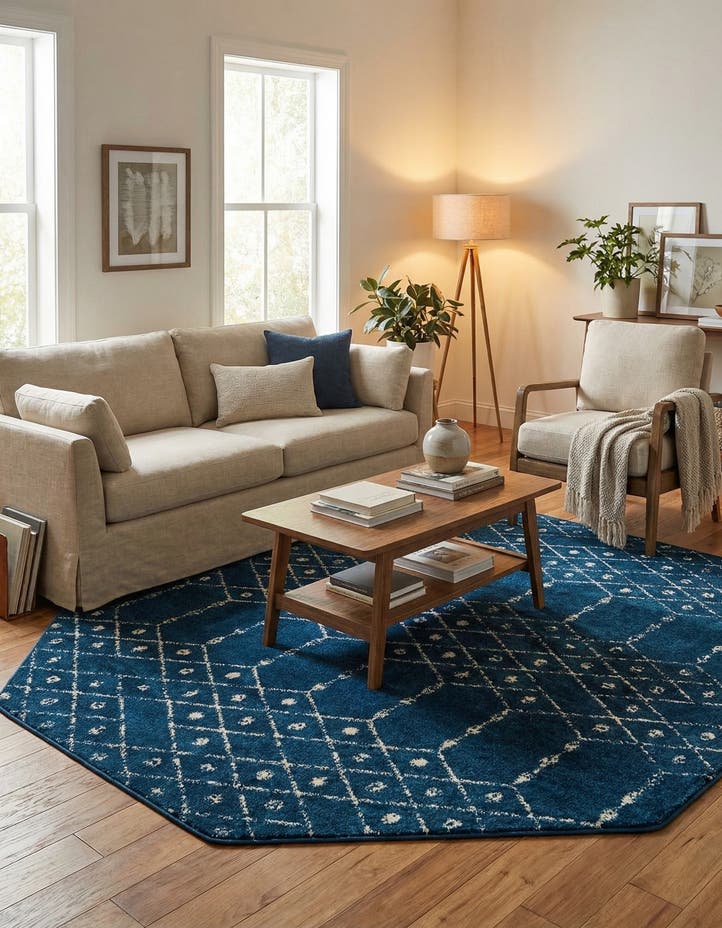 7' 10 x 7' 10 Paxon Trellis Octagon Rug