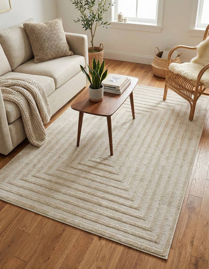 Detail image of 4' x 6' Easy-Clean Sabrina Soto Prescott Indoor / Outdoor Rug