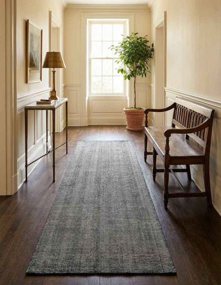 Detail image of 3' 3 x 16' 5  Hand Woven Jill Zarin English Manor Wool Runner Rug