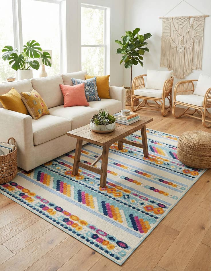 Detail image of  4' x 6'  Washable Aruba Indoor / Outdoor Rug
