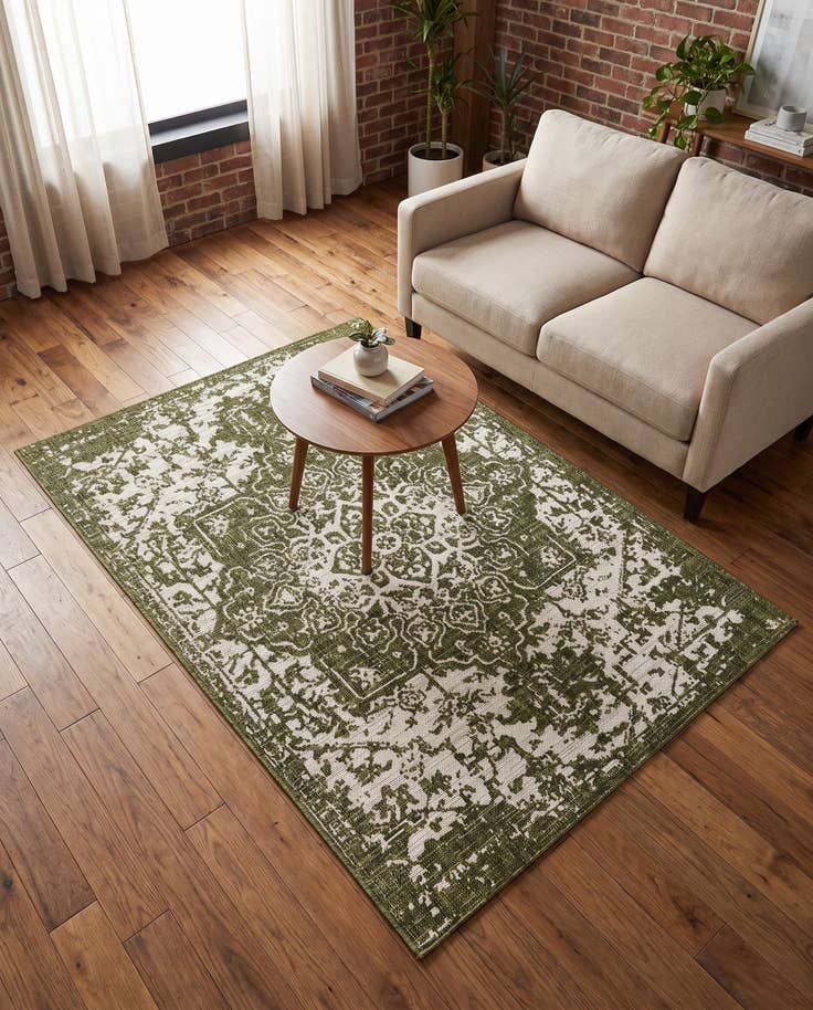 Detail image of 4' x 6' Easy-Clean Jill Zarin Dubai Indoor / Outdoor Rug