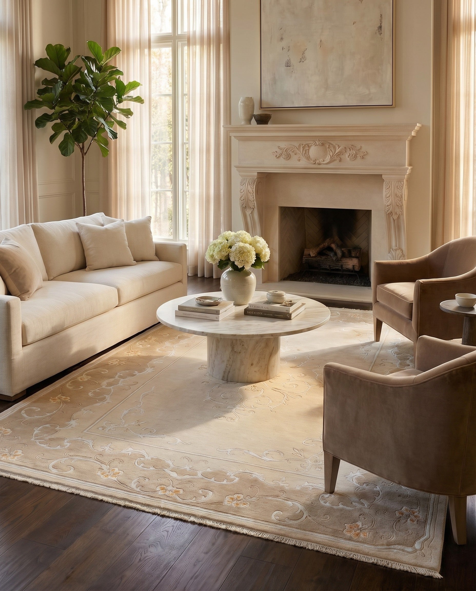 5' 7 x 8' 2 Hand Knotted Darya Rug