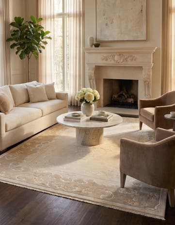 5' 7 x 8' 2 Hand Knotted Darya Rug