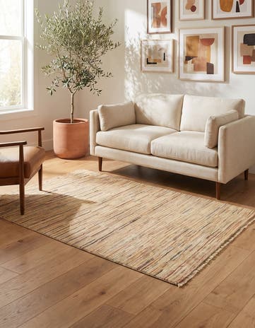 3' 9 x 5' 10 Hand Knotted Modern Ziegler Rug