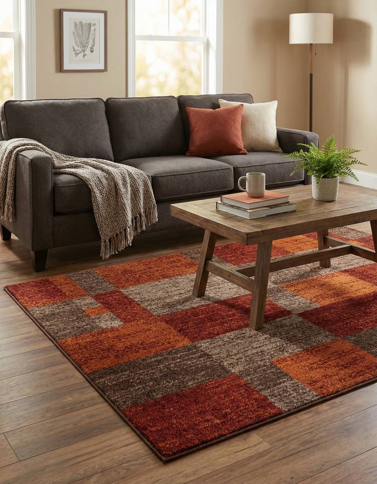 Detail image of 4' x 4' Harvest Square Rug