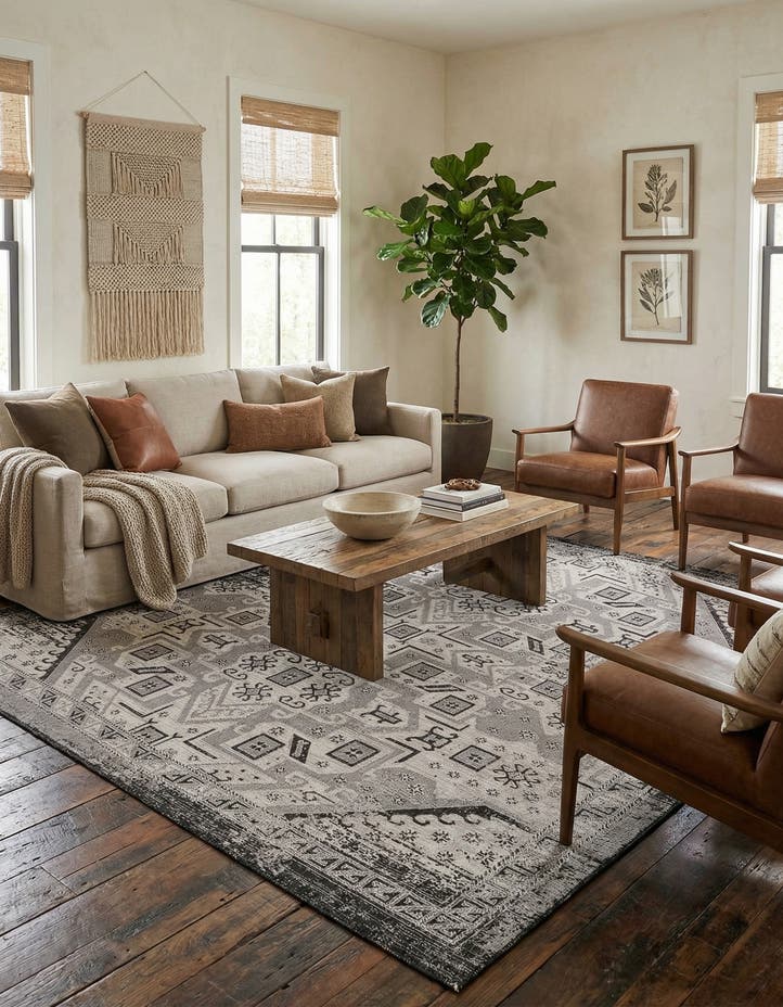 10' x 10' Easy-Clean Aztec Indoor / Outdoor ...