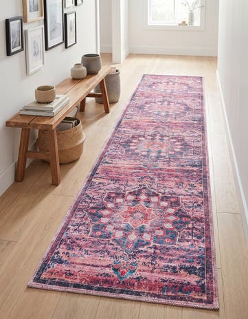 2' x 13' Washable Renaissance Runner Rug