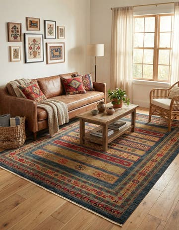 8' x 11' Kashkuli Gabbeh Rug