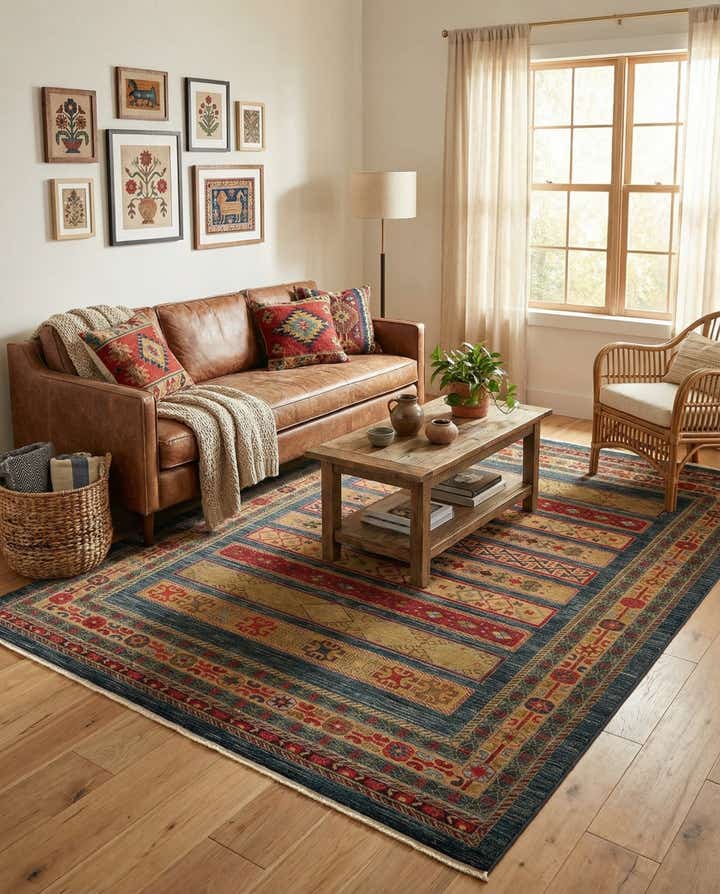 8' x 11' Kashkuli Gabbeh Rug