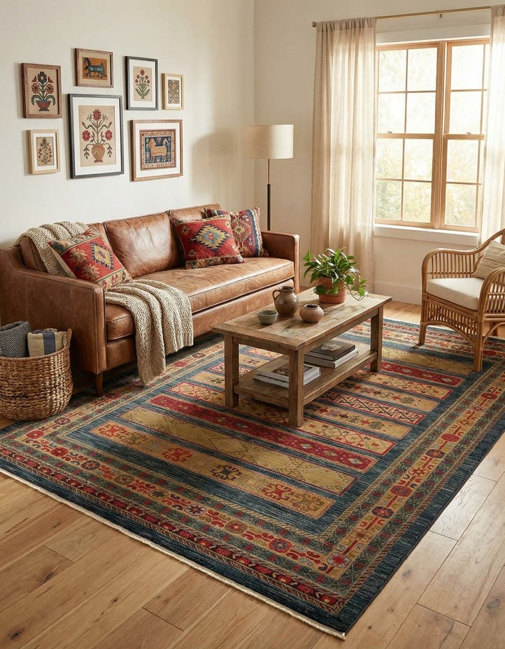 8' x 11' Kashkuli Gabbeh Rug