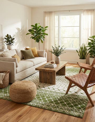 10' x 13' Moroccan Trellis Rug