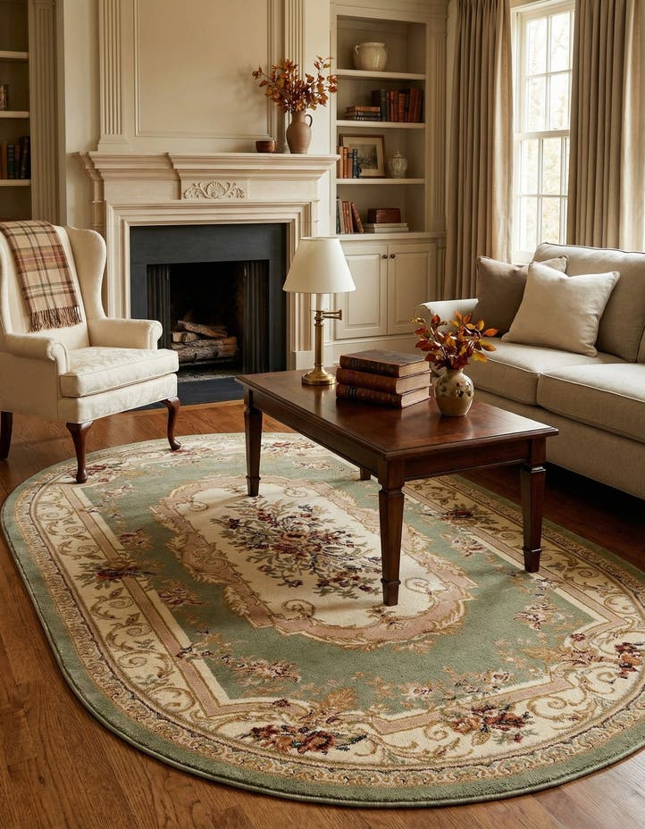 5' 3 x 8' Chateau Oval Rug