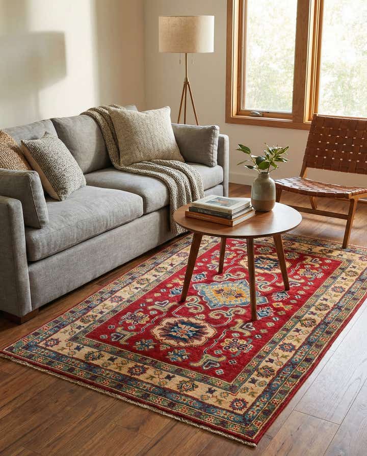 3' 2 x 5' Hand Knotted Kazak Rug