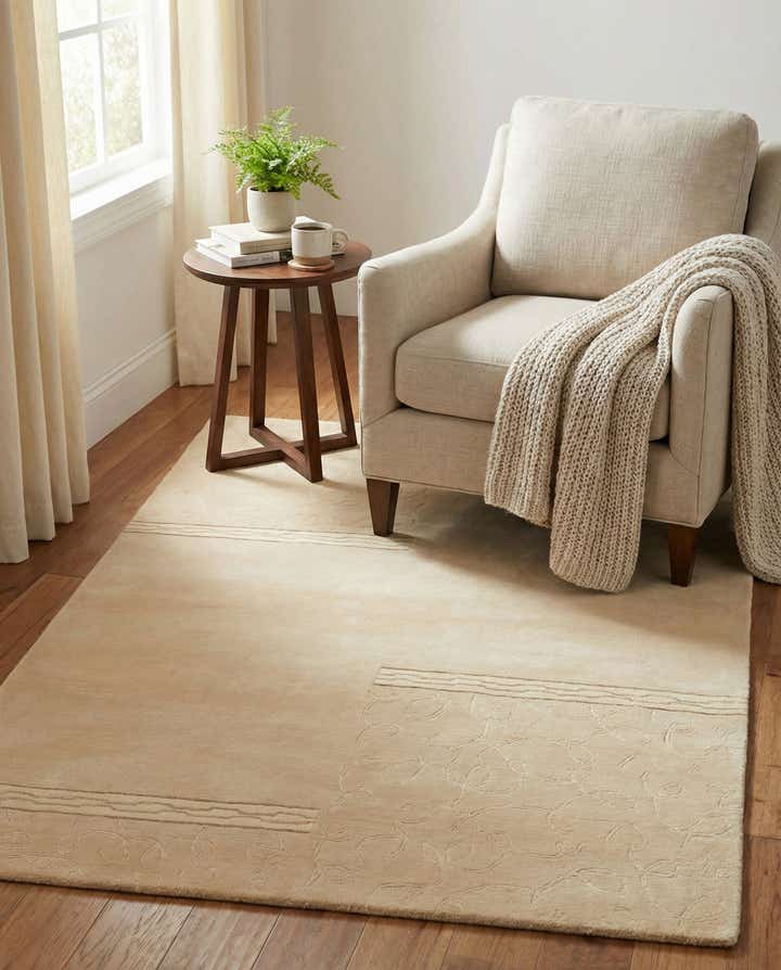 4' x 5' 8 Hand Knotted Nepal Rug