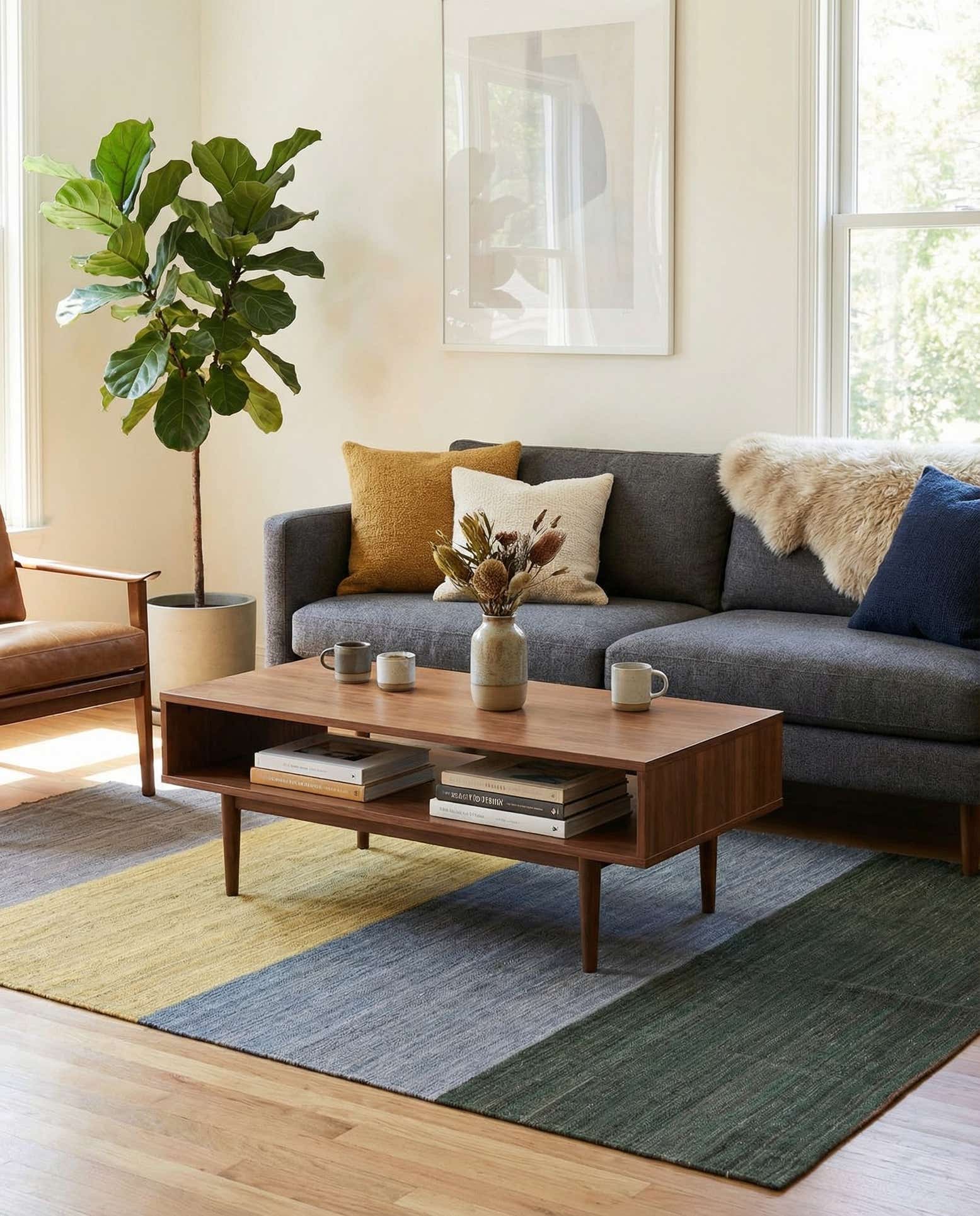 5' x 7' 10 Hand Woven Kilim Modern Wool Rug
