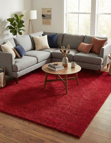 8' x 10' Solid Frieze Rug