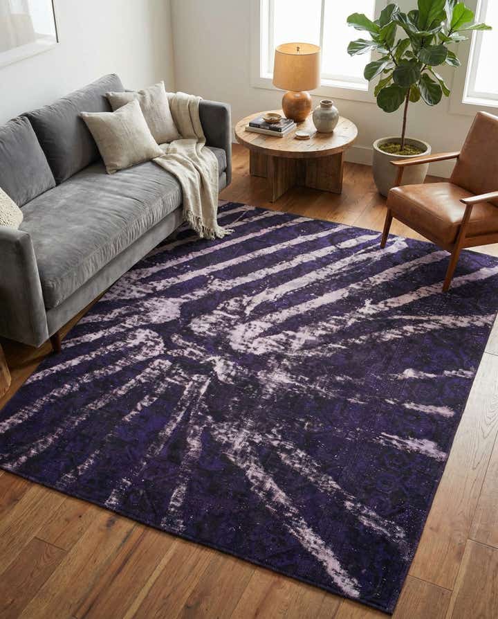 5' 9 x 7' Hand Knotted Ultra Vintage Persian Wool Rug