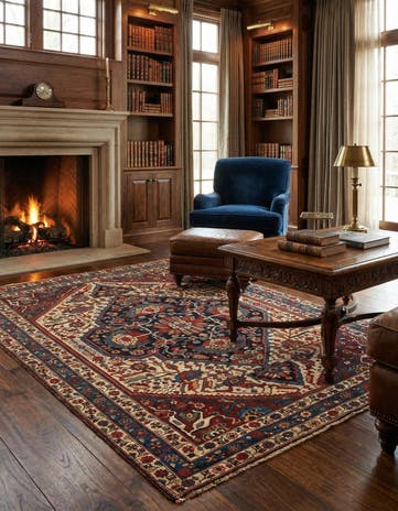 4' 11 x 6' 7 Hamedan Rug