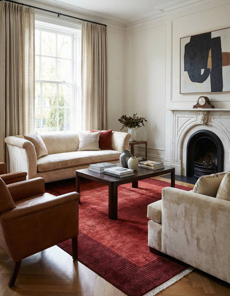 Detail image of 5' 6 x 7' 10  Hand Knotted Darya Wool Rug