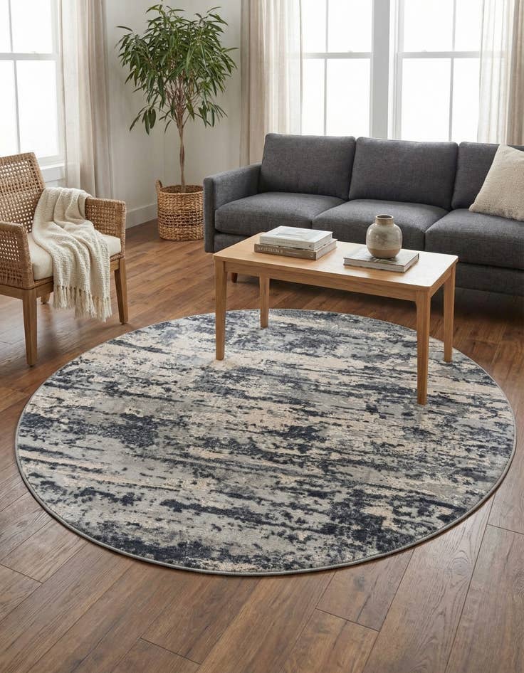 Detail image of  4' x 4' Caspian Round Rug