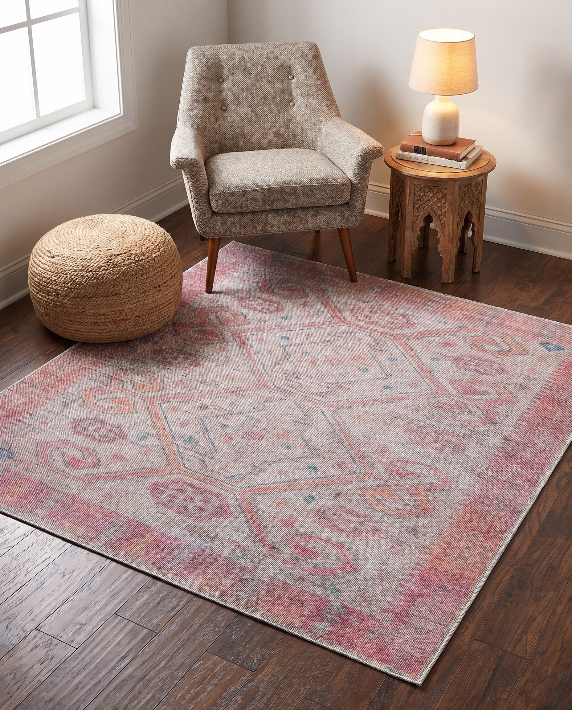 7' 3 x 7' 3 Washable Sisu Square Rug