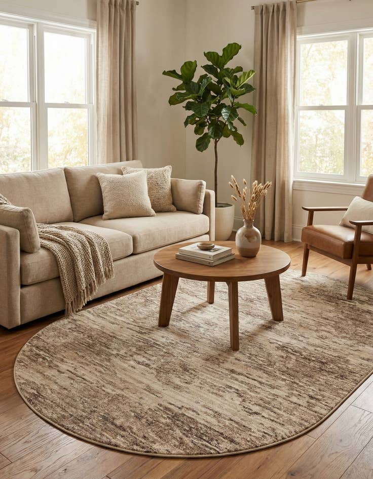 Detail image of  5' x 8' Oasis Oval Rug