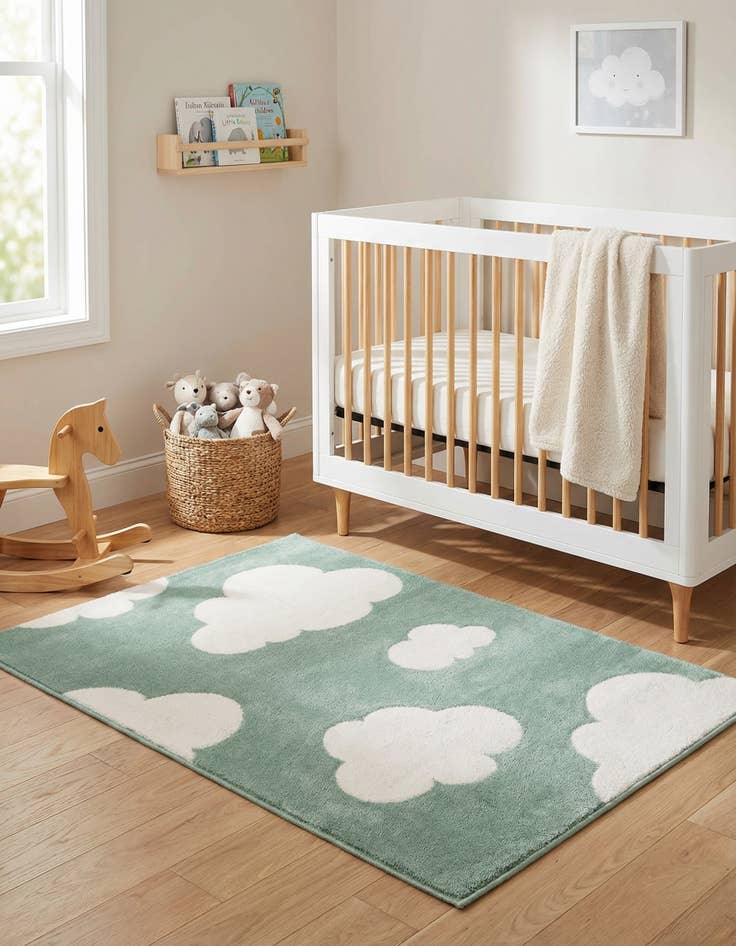 Detail image of 2' x 3' Whimsy Kids Rug