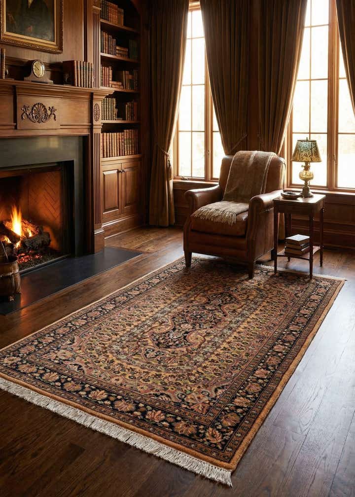 3' x 5' 5 Hand Knotted Bokhara Wool Rug