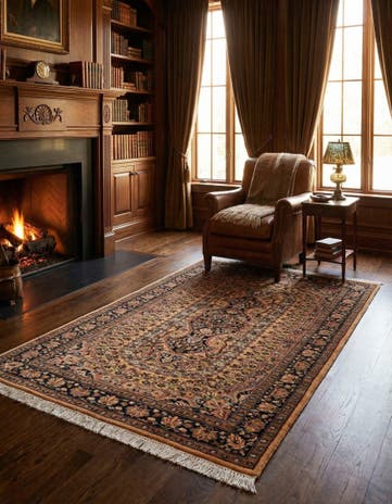 3' x 5' 5 Hand Knotted Bokhara Wool Rug