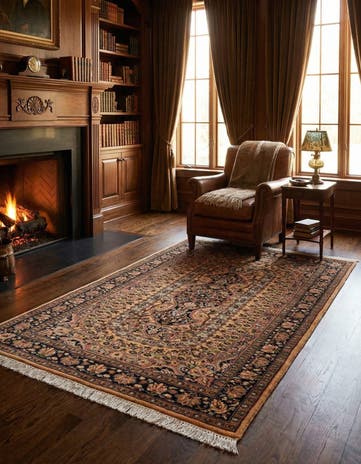 3' x 5' 5 Hand Knotted Bokhara Wool Rug