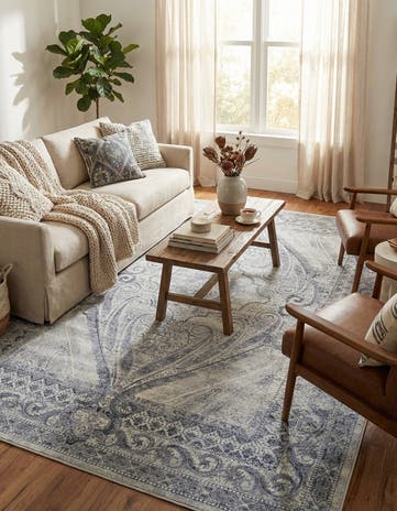 Dark Blue Eliza Rug