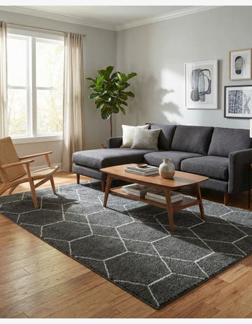 7' 10 x 11' Trellis Frieze Rug