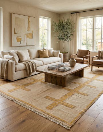 7' 5 x 10' 6 Hand Knotted Darya Wool Rug